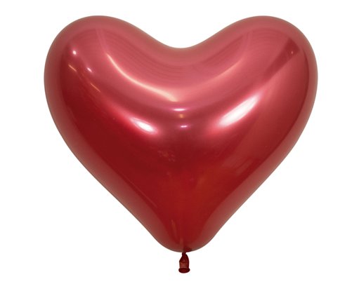 50PK 14in REFLEX RED HEART SEMPERTEX