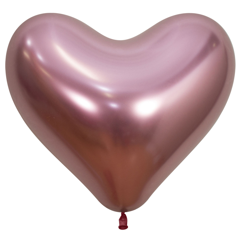 50PK 14in REFLEX PINK HEART SEMPERTEX