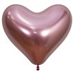 50PK 14in REFLEX PINK HEART SEMPERTEX