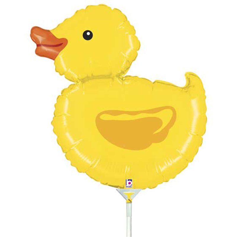 14in DUCKY MINI SHAPE FOIL BALLOON 10S