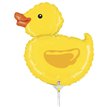 14in DUCKY MINI SHAPE FOIL BALLOON 10S
