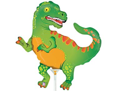 14in DINOSAUR MINI SHAPE FOIL BALLOON 10S