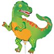 14in DINOSAUR MINI SHAPE FOIL BALLOON 10S
