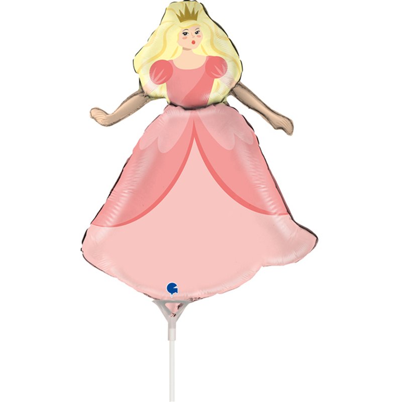 14in PRINCESS MINI SHAPE FOIL BALLOON 10S