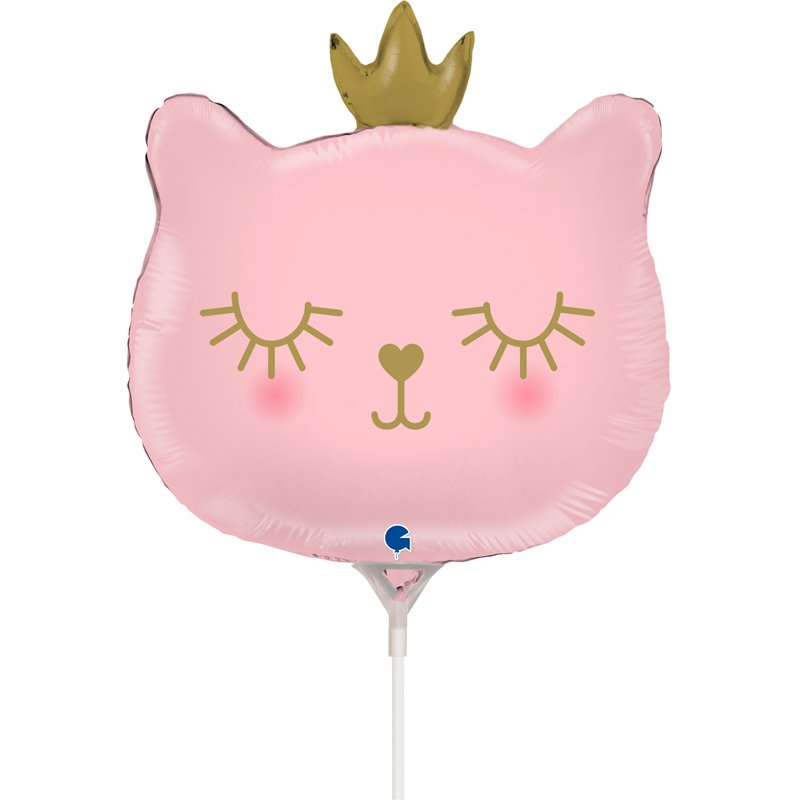 14in CAT PRINCESS MINI SHAPE FOIL BALLOON 10S