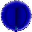 4in BLUE CAPRI ROUND AIR FILL FOIL BALLOON 10S