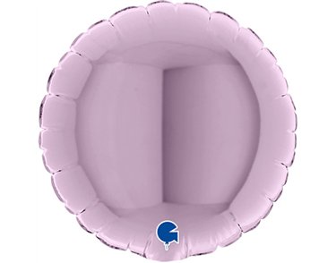 4in LILAC ROUND AIR FILL FOIL BALLOON 10S
