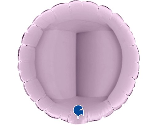 4in LILAC ROUND AIR FILL FOIL BALLOON 10S