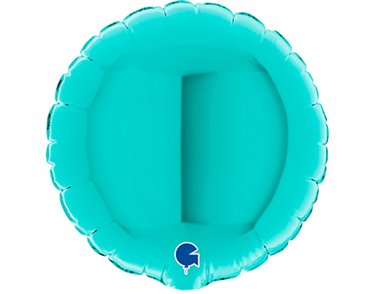 4in TIFFANY ROUND AIR FILL FOIL BALLOON 10S