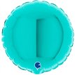 4in TIFFANY ROUND AIR FILL FOIL BALLOON 10S