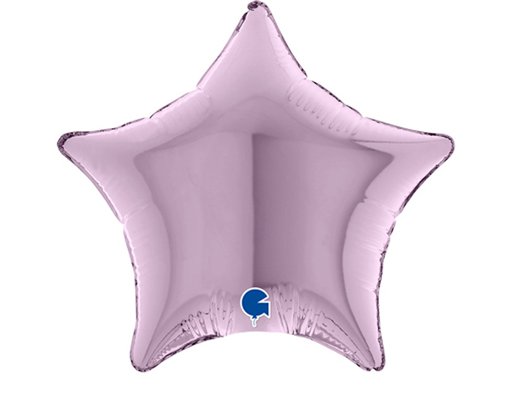 4in LILAC STAR AIR FILL FOIL BALLOON 10S