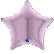 4in LILAC STAR AIR FILL FOIL BALLOON 10S