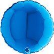 9in BLUE ROUND AIR FILL FOIL BALLOON 10S