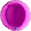 9in PURPLE ROUND AIR FILL FOIL BALLOON 10S