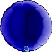9in BLUE CAPRI ROUND AIR FILL FOIL BALLOON 10S