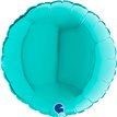 9in TIFFANY ROUND AIR FILL FOIL BALLOON 10S