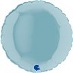 9in PASTEL BLUE ROUND AIR FILL FOIL BALLOON 10S