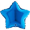 9in BLUE STAR AIR FILL FOIL BALLOON 10S