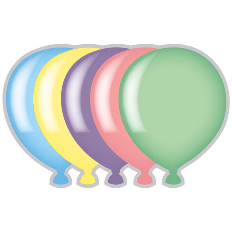 25PK PASTEL PARTY BALLOONS 6S