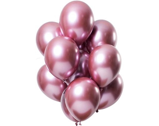100PK 11in PLATIMUN PINK GLOBOS LATEX