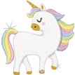 48in GLITTER PASTEL UNICORN FOIL BALLOON