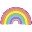 36in GLITTER PASTEL RAINBOW FOIL BALLOON