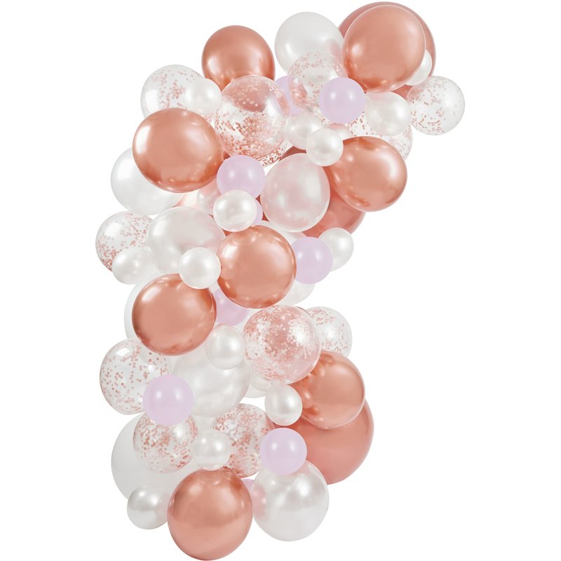 64PC ROSE GOLD BALLOON ARCH