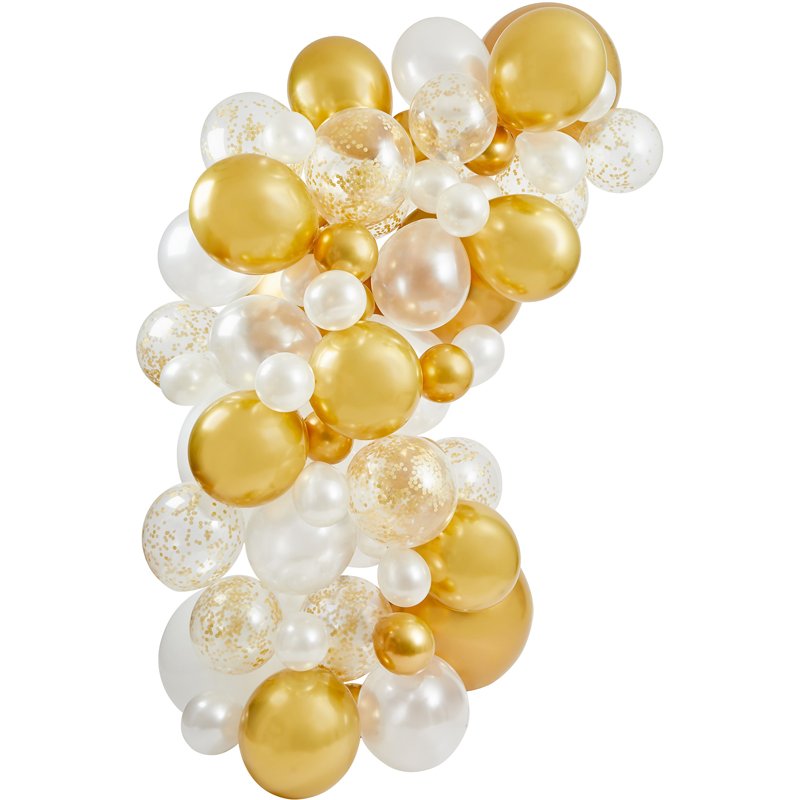 64PC GOLD  BALLOON ARCH