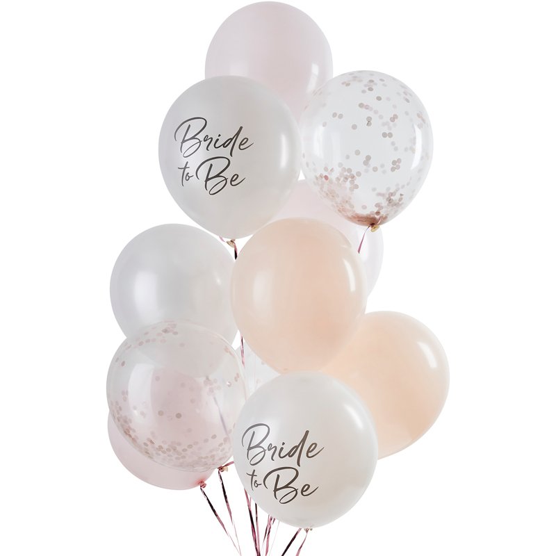 12PC BRIDAL BALLOON BUNDLE