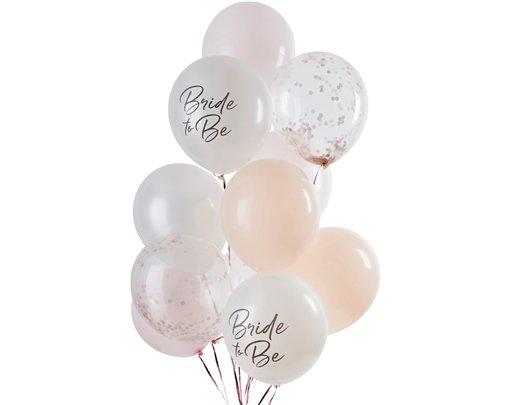 12PC BRIDAL BALLOON BUNDLE