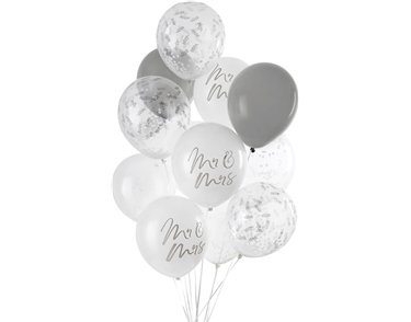 12PC MR & MRS BALLOON BUNDLE