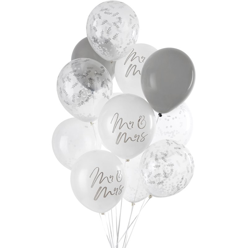 12PC MR & MRS BALLOON BUNDLE