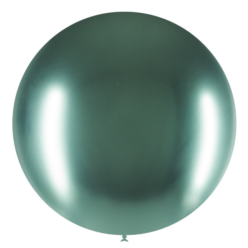 3PK 24in GREEN CHROMIUM DECOTEX