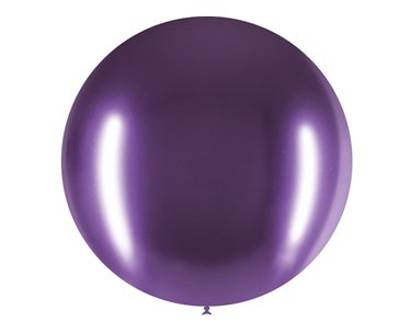 3PK 24in PURPLE CHROMIUM DECOTEX