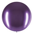3PK 24in PURPLE CHROMIUM DECOTEX