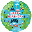 18in BLOX GAME BIRTHDAY FOIL BALLOON