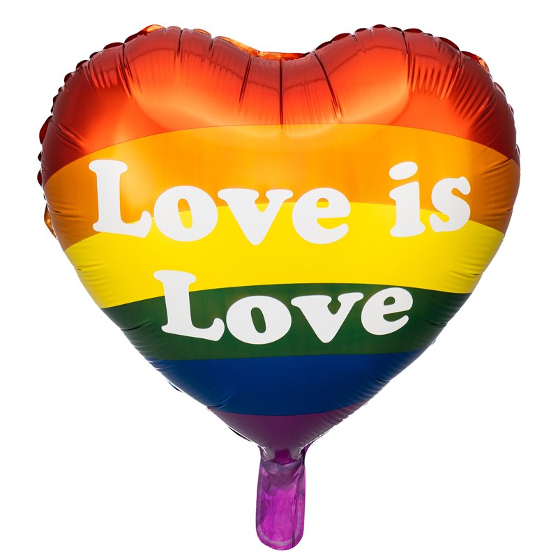 35cm LOVE IS LOVE FOIL BALLOON