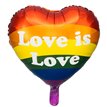 35cm LOVE IS LOVE FOIL BALLOON