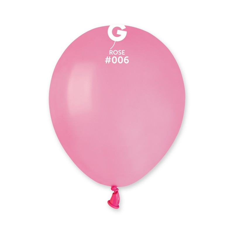 50PK 5in ROSE STANDARD GEMAR LATEX