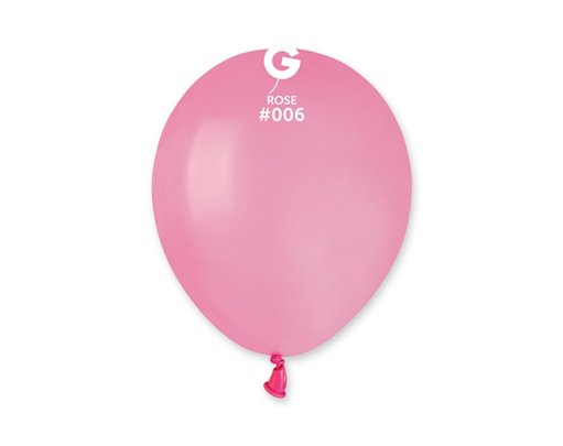 50PK 5in ROSE STANDARD GEMAR LATEX