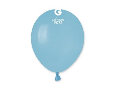 50PK 5in BABY BLUE STANDARD GEMAR LATEX