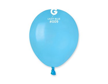 50PK 5in LIGHT BLUE STANDARD GEMAR LATEX