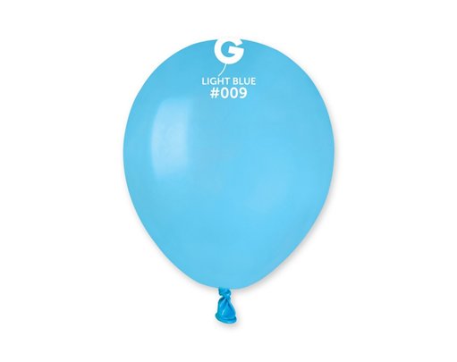 50PK 5in LIGHT BLUE STANDARD GEMAR LATEX