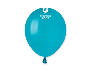 50PK 5in TURQUOISE STANDARD GEMAR LATEX