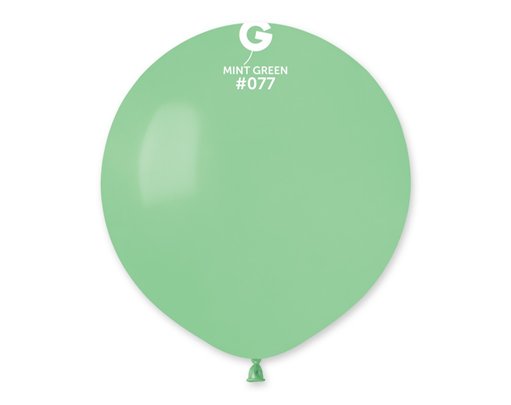 10PK 19in MINT GREEN STANDARD GEMAR LATEX