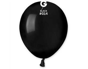 50PK 5in BLACK STANDARD GEMAR LATEX
