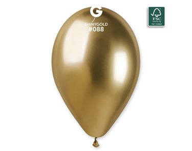 50PK 12in G120 GOLD SHINY GEMAR LATEX