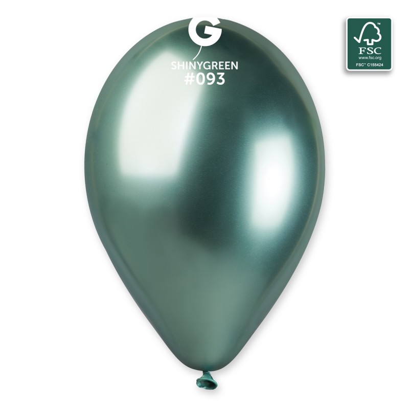 50PK 12in G120 GREEN SHINY GEMAR LATEX
