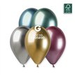 50PK 12in G120 ASSORTED SHINY GEMAR LATEX