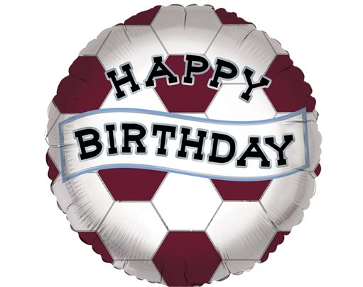 18in VILLA NO.1 FAN BIRTHDAY FOIL BALLOON